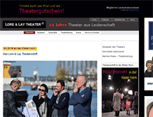 Tablet Screenshot of loreundlay-theater.de